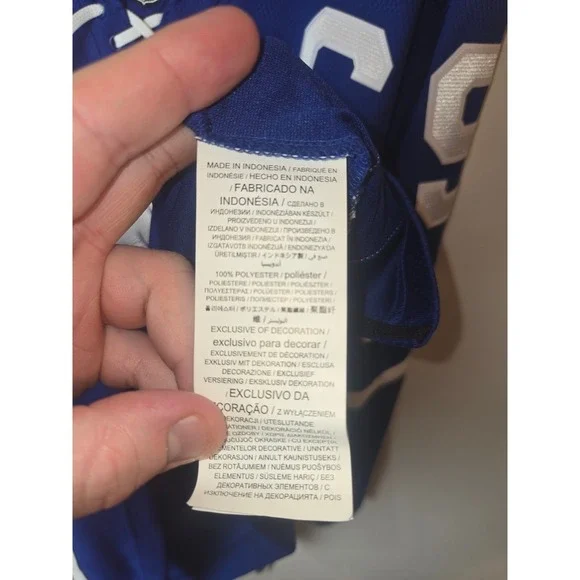 Fanatics Toronto Maple Leafs John Tavares Breakaway Home Jersey Blue L NWT - Picture 6 of 6